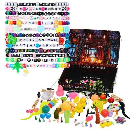 Festival Trinkets + 13-Pack kandi bundle!