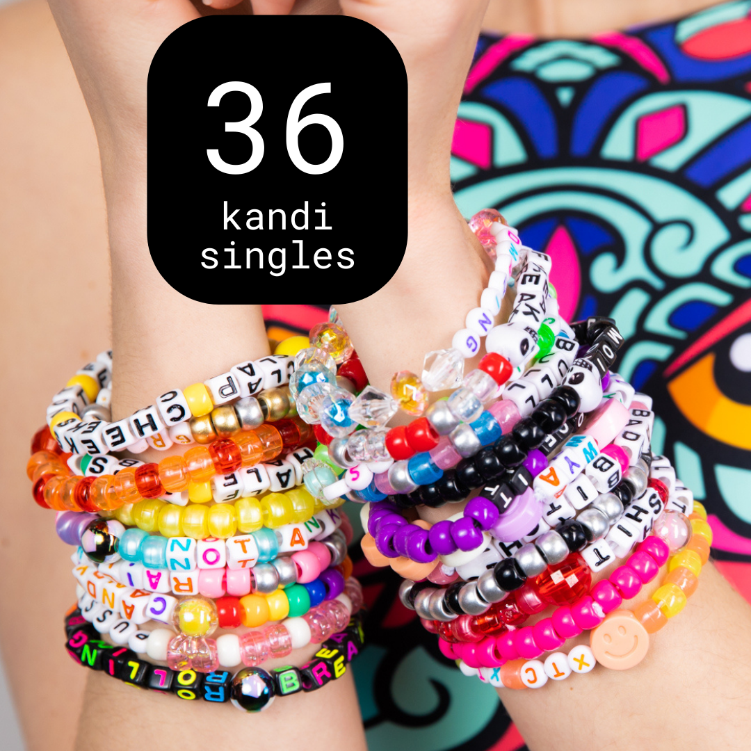 Kandi bracelet best sale words
