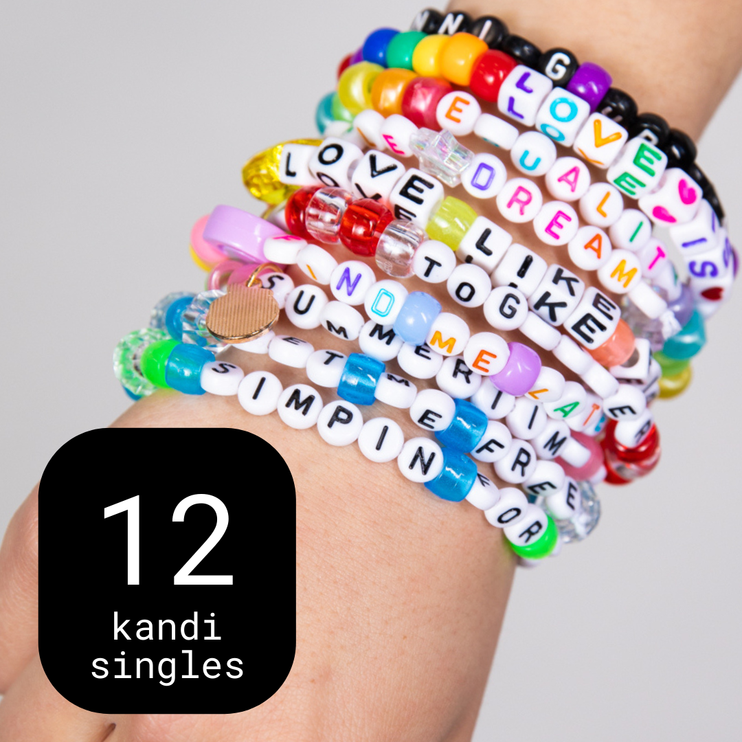 Funny words to 2025 put on bracelets